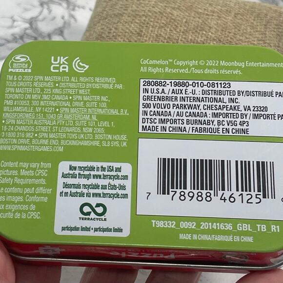 CoComelon Mini Puzzle with Tin, Unopened - Picture 2 of 6